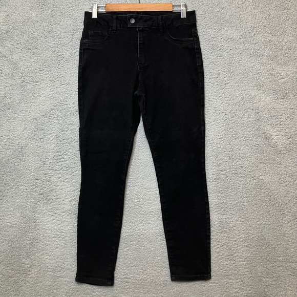d.jeans Denim - d.jeans High Rise Repreve Jeans Women 10 Black Denim Skinny Stretch Minimal